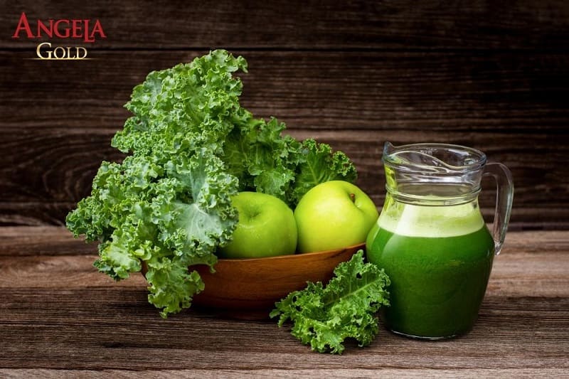 Nước ép cải xoăn