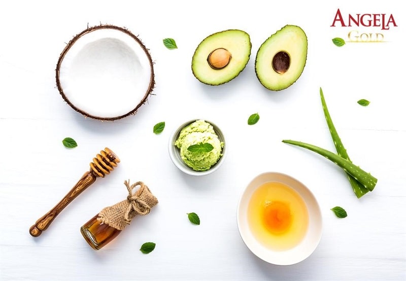 Mặt nạ tự nhiên chống lão hóa với bơ và dầu dừa