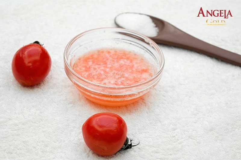 Trị nám da bằng cà chua và muối