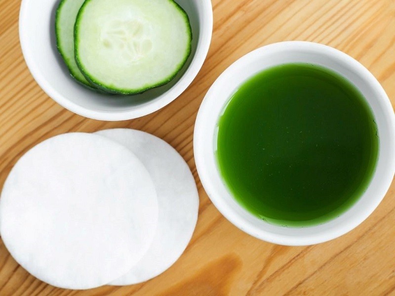 dùng dưa leo kết hợp với bí đao