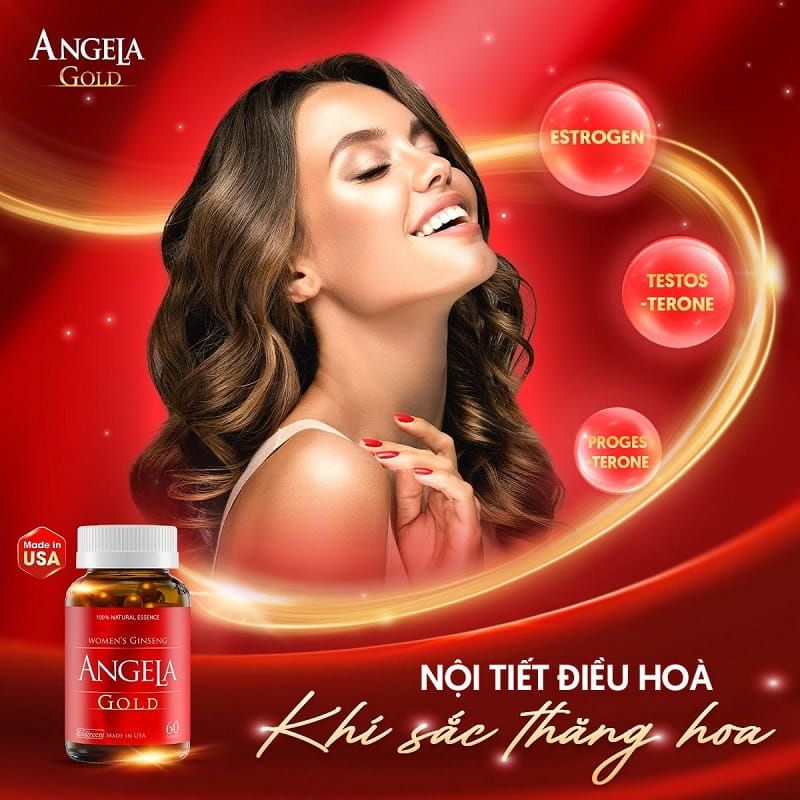 Angela Gold - Giải pháp hỗ trợ sức khỏe, sắc đẹp và sinh lý nữ, được kiểm chứng an toàn và hiệu quả cho người sử dụng