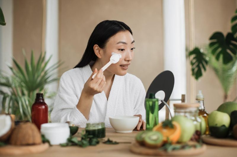 Đắp mặt nạ thiên nhiên dưỡng da