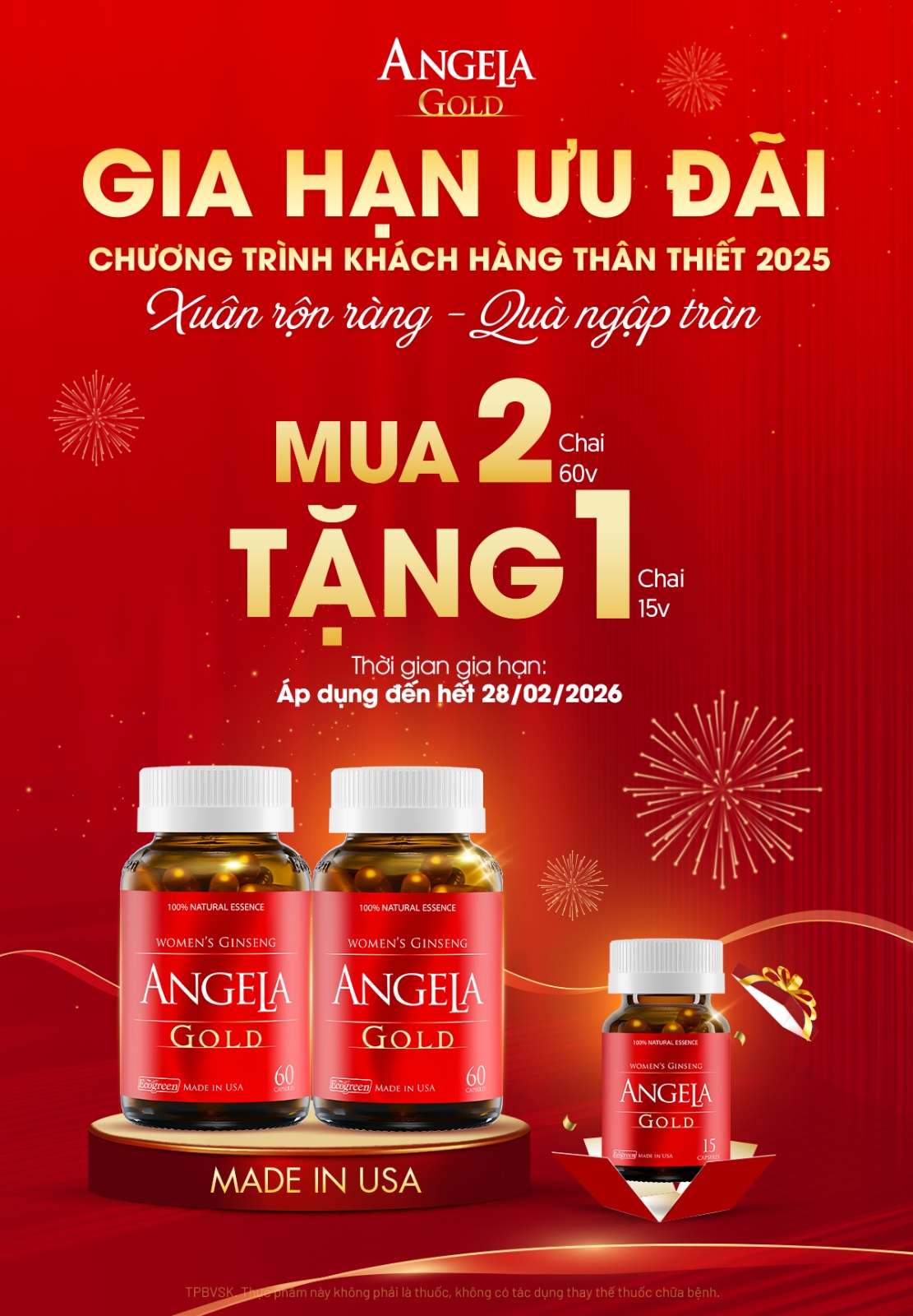 Angela Gold Gia Hạn Ưu Đãi 2026