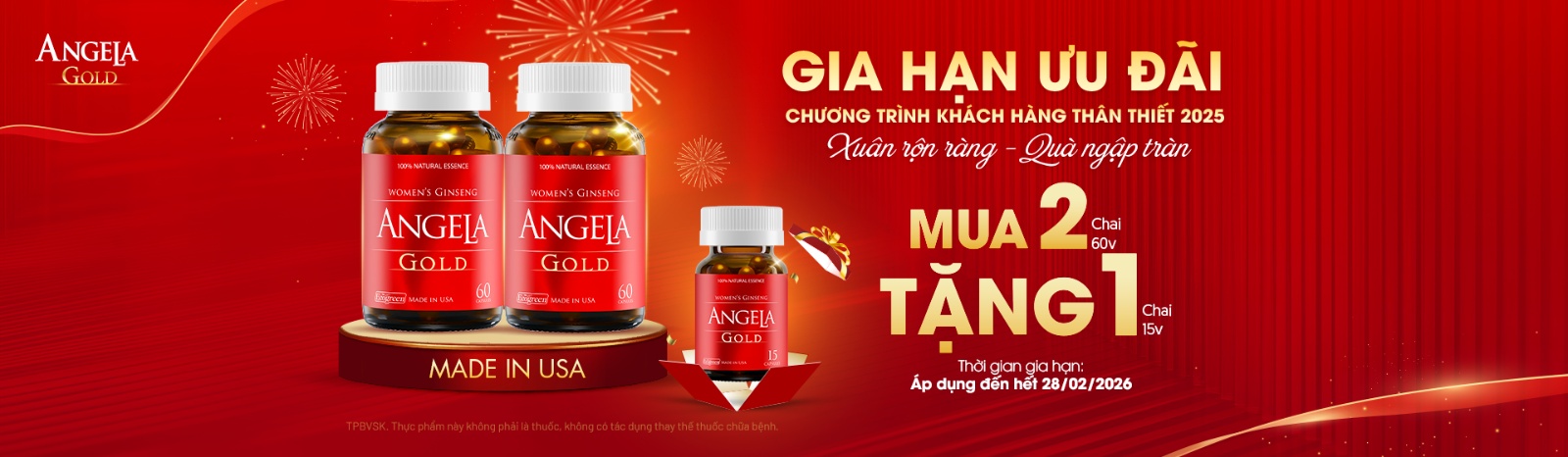 Angela Gold Gia Hạn Ưu Đãi 2026