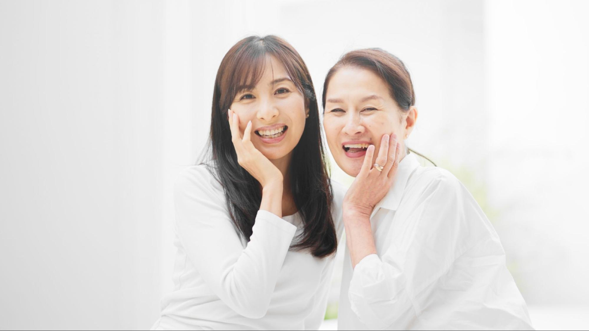 phụ nữ có làn da khỏe mạnh